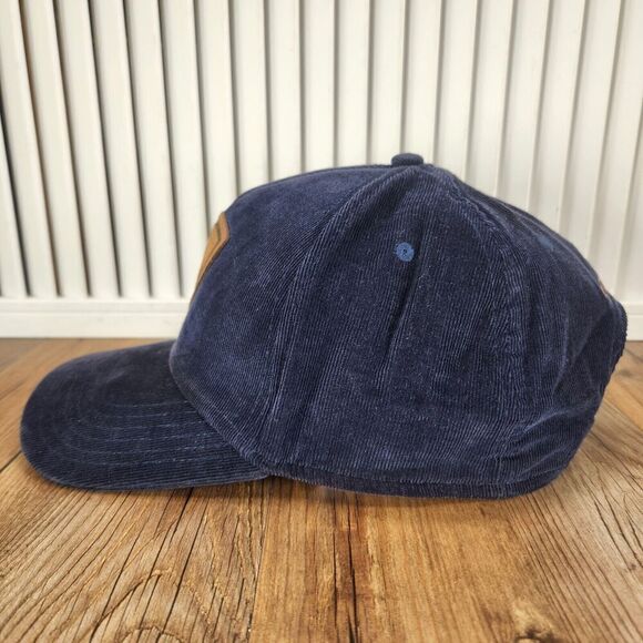 Callaway Top Golf Corduroy Snapback Hat Cap Blue Logo Casual Sports Preppy Style - Picture 6 of 10